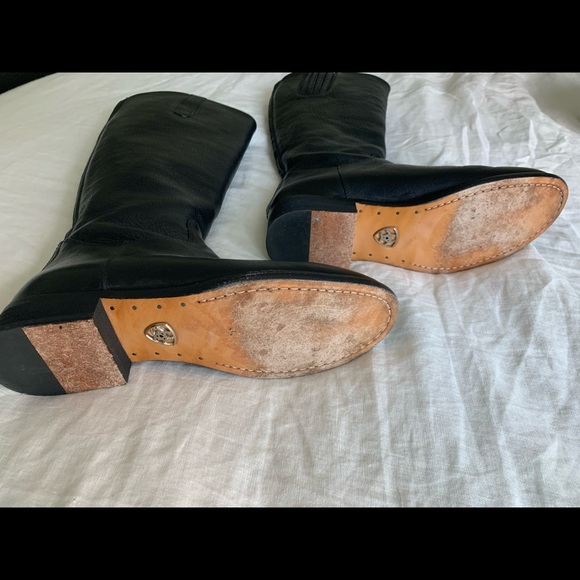 Ariat Black Leather Riding Boots - Picture 10 of 10